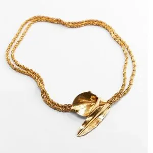Zara calla lily flower chain belt $_57.JPG?set_id=880000500F main image 4
